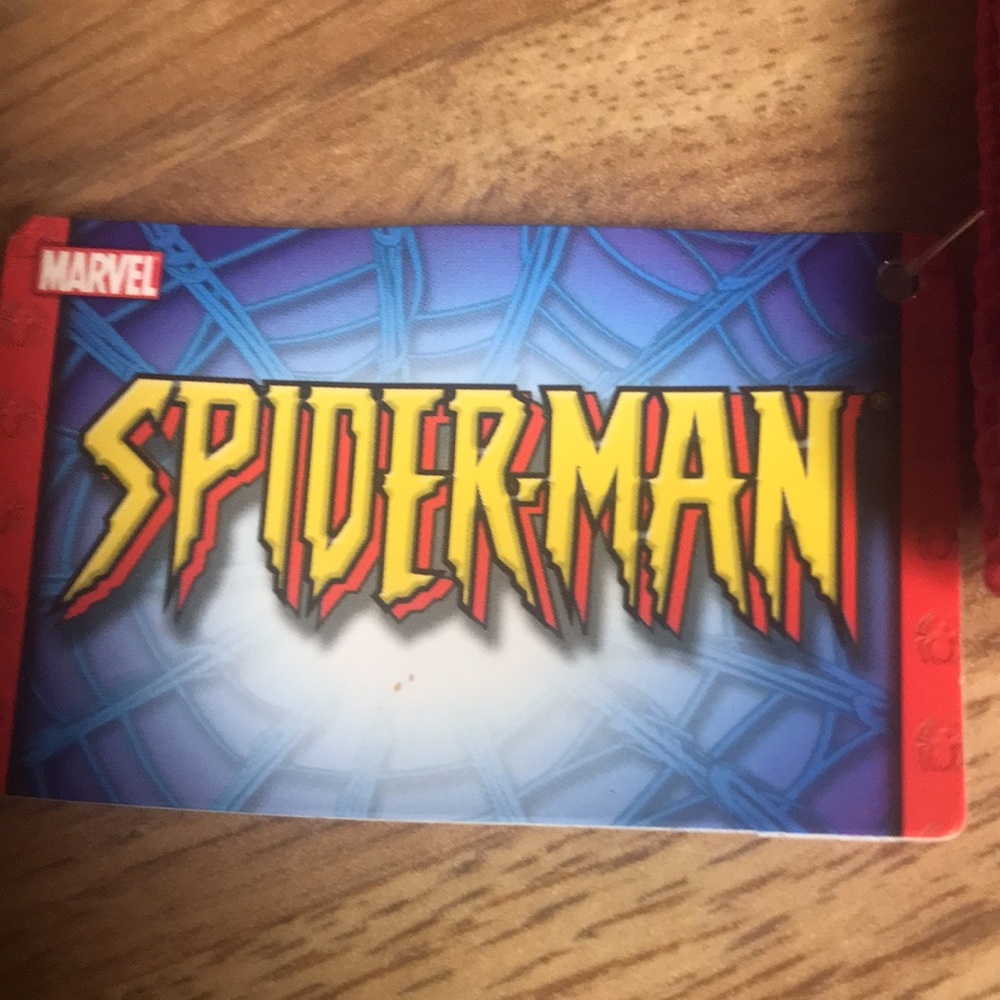 Marvel Spider-Man Tri-fold wallet.  Velcro closure - Picture 6 of 7